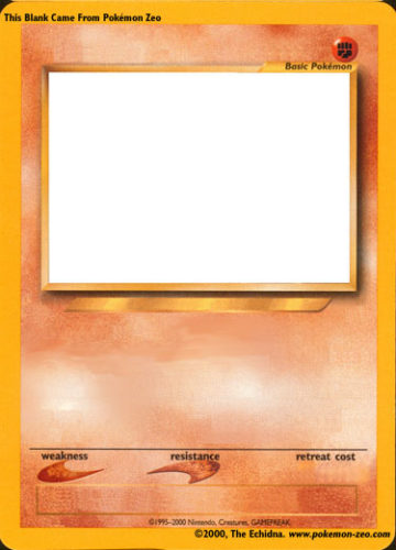 Pokémon TCG Blank Template Download | Pokémon Aaah! The Website ...