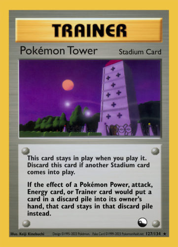 Pokémon Tower (★) - 127/134 - Source: Vending Series 3