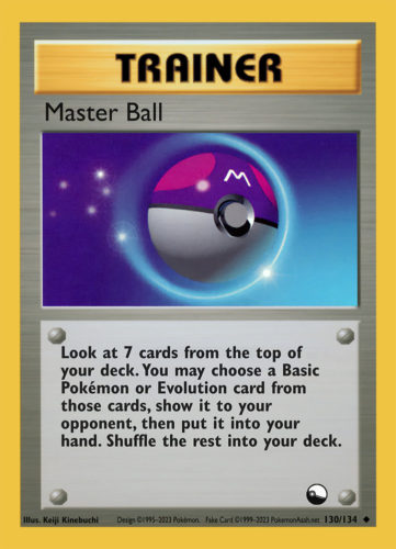 Master Ball (◆) - 130/134 - Source: Vending Series 2