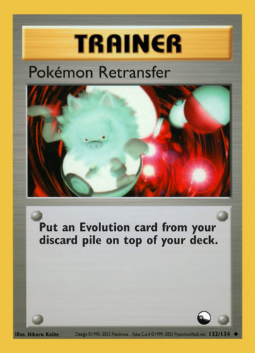 Pokémon Retransfer (◆) - 132/134 - Source: Vending Series 3